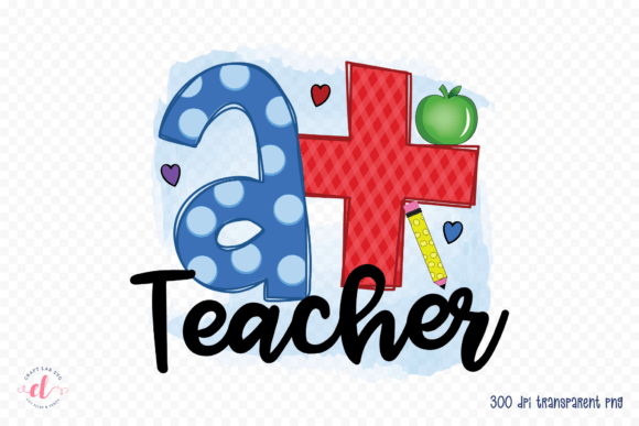 A Teacher Teacher Sublimation Design