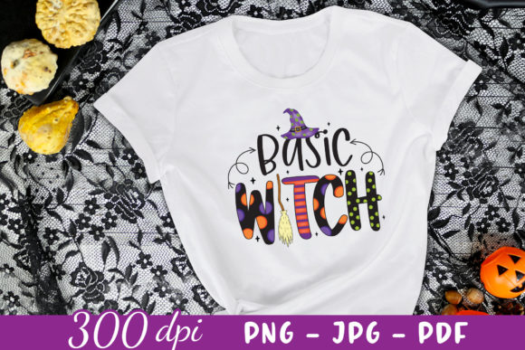 Basic Witch Graphic Design for Crafts