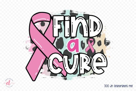 Find a Cure, Breast Cancer Graphics for Crafts
