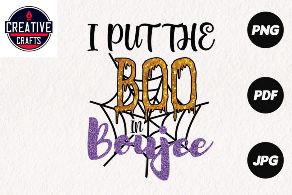 Halloween Sublimation Design Boo: Graphics and Crafts