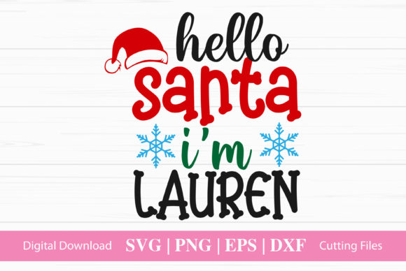Hello Santa I’m Lauren: Graphics & Crafts Asset Review