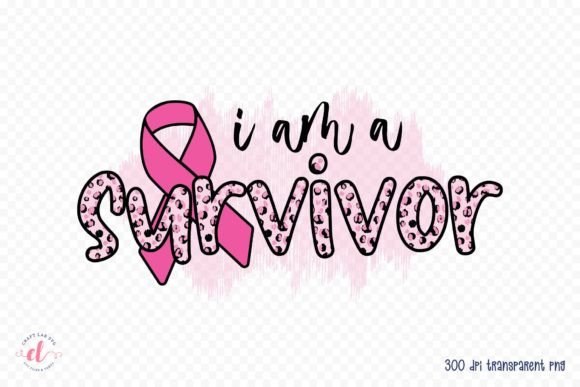 I'm a Survivor PNG Breast Cancer Graphics