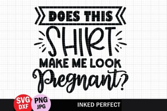 Pregnancy Announcement Graphics for Crafts & Content