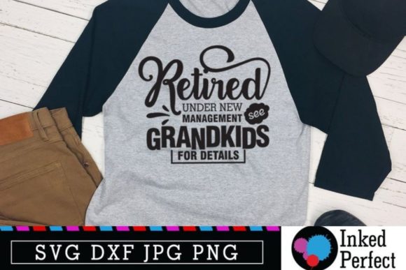 Retired Under New Management Graphics for Crafts