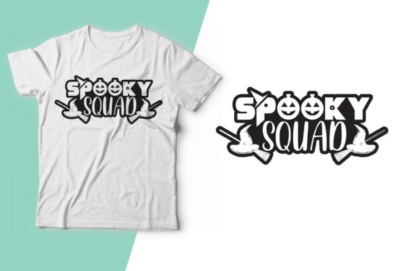 Spooky Squad Halloween T Shirt Graphics for Crafts