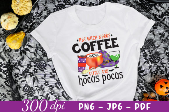 This Witch Needs Coffee - Witch PNG